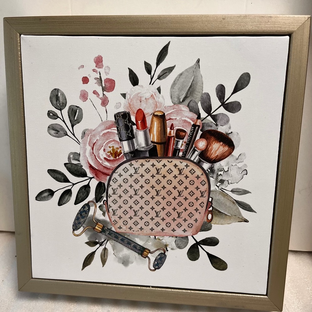 Luxury Wall Art Picture One makeup cosmetic bag Picture Frame Luxury Wall Art